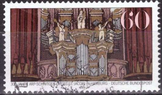 GERMANY 1989 The 300th Anniversary of the Arp-Schnitger Orgler in Hamburg UNH CV R15.30 SG2293