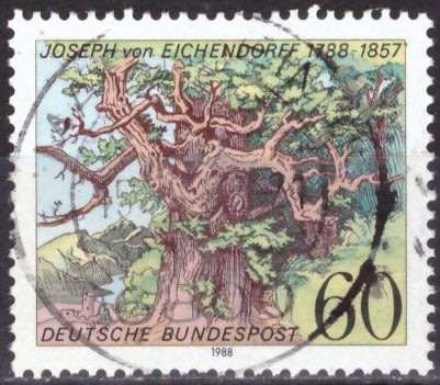 GERMANY 1988 The 200th Anniversary of the Birth of Joseph von Eichendorff UNH CV R14.40 SG2229