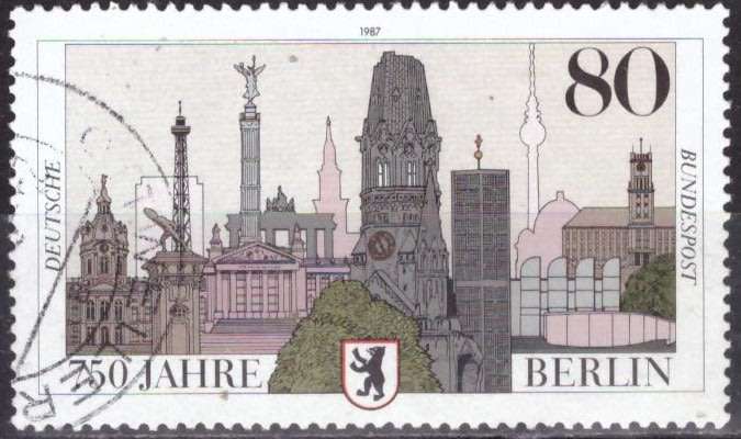 GERMANY 1987 The 750th Anniversary of Berlin UNH CV R19.80 SG 2170 DISCOUNTED