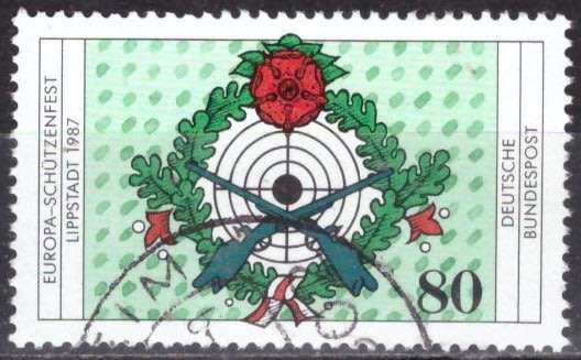 GERMANY 1987 European Rifle Club Festival in Lippstadt UNH CV R14.40 SG 2194