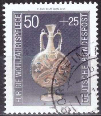 GERMANY 1986 Charity Stamps- Precious Glasses UNH CV R19.80 SG 2143