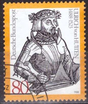 GERMANY 1988 The 500th Anniversary of the Birth of Ulrich von Hutten UNH CV R17.10 SG 2239