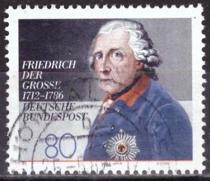 GERMANY 1986 The 200th Anniversary of the Death of Frederick the Great UNH CV R14.40 SG 2138