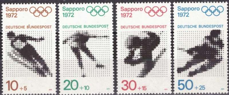 GERMANY 1971 Summer and Winter Olympic Games - Sapporo, Japan and Munich, Germany UMM SET CV R90