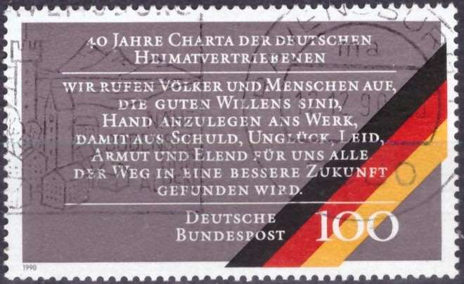 GERMANY 1990 The 40th Anniversary of the Organization of Refugees UNH CV R25.20 SG 2319
