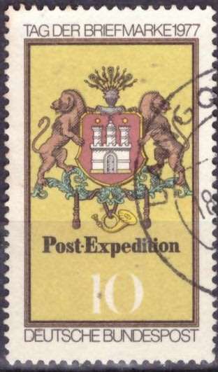 GERMANY 1977 The Day of Stamps UNH CV R9 SG 1838