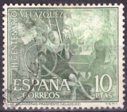 SPAIN 1961 The 300th Anniversary of the Death of Diego Rodriguez de Silva Velazquez, 1599-1660 ULH