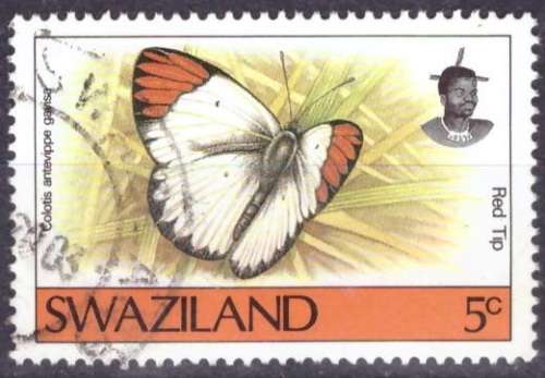 SWAZILAND 1992 Butterflies UNH CV R15.40