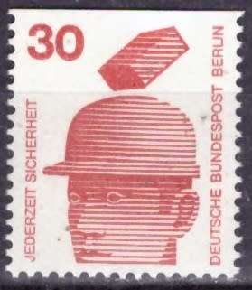 BERLIN 1971 Information about Accidents UMM CV R58.50 SG B400A PERF 3 SIDES