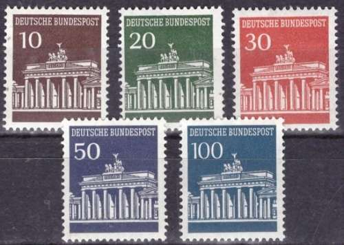 GERMANY 1966 Brandenburger Tor UMM SET CV R324 SG 1412-15