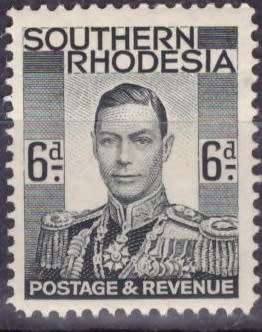 SOUTHERN RHODESIA 1937 King Gerorge VI UMM CV R30 SACC46