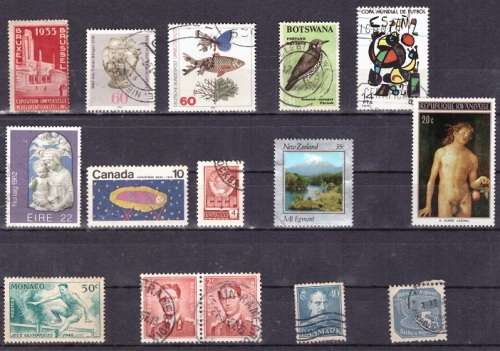 UNCHECKED WORLD SELECTION BID PER STAMP TO TAKE ALL CARD EXCLUDED