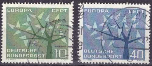GERMANY 1962 EUROPA Stamps UNH SET CV R26 SG 1297/8