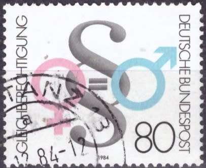 GERMANY 1984 Equality Between Men and Women UNH SET CV R16 SG 2079