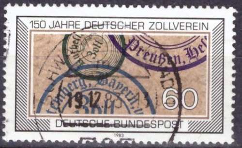 GERMANY 1983 The 150th Anniversary of the Customs Union UNH SET CV R11 SG 2045