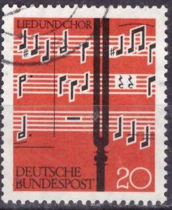 GERMANY 1962 Choral Singing ULH SET CV R15 SG 1294