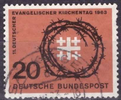 GERMANY 1963 Evangelical Church Day ULH SET CV R13 SG 1319