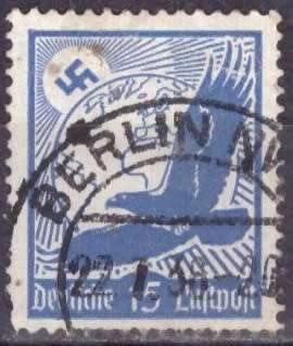 GERMAN EMPIRE 1934 Airmail ULH CV R38 SG 528