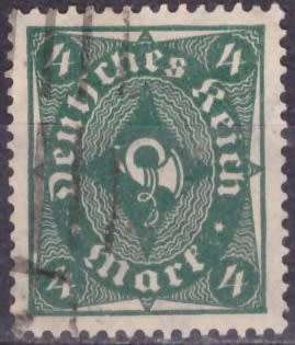 GERMAN EMPIRE 1922 -1923 Coachhorn ULH CV R48 SG206