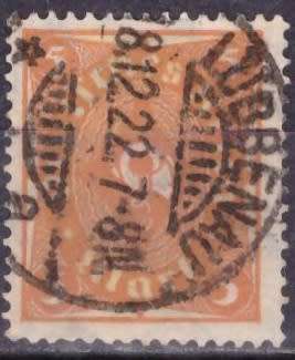 GERMAN EMPIRE 1922 -1923 Coachhorn ULH CV R65 SG207