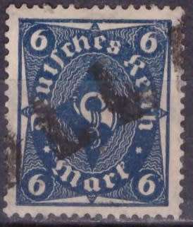 GERMAN EMPIRE 1922 -1923 Coachhorn ULH CV R48 SG 209