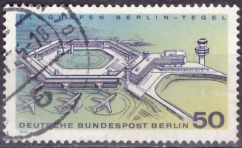 BERLIN 1974 The Airport of Berlin-Tegel ULH CV R20 SG B462