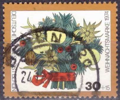 BERLIN 1974 Christmas Stamps ULH CV R28 SG B461