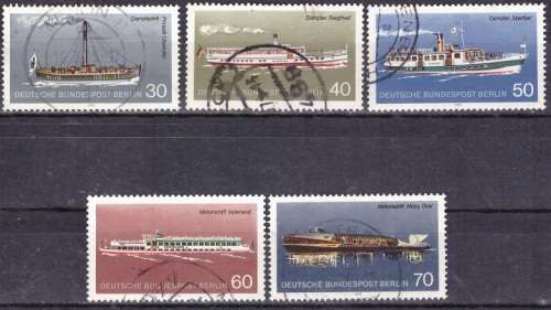 BERLIN 1975 Passenger Ships ULH SET CV R105 SG B467-471