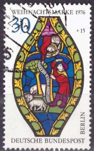 BERLIN 1976 Christmas Stamps ULH CV R24 SG B515