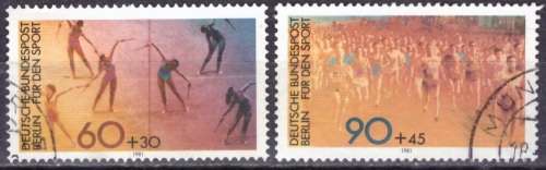 BERLIN 1981 Sports ULH CV R72 SG B617/8