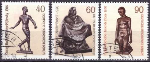BERLIN 1981 Sculptures UNH SET CV R60 SG B628-630