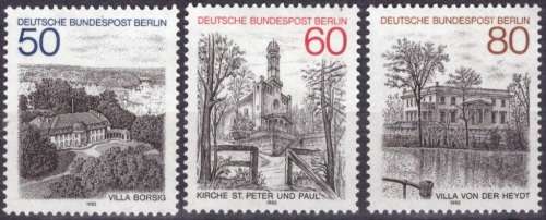 BERLIN 1982 Motifs of Berlin UMM SET CV R105 SG B647-649