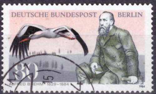 BERLIN 1984 The 100th Anniversary of the Death of Alfred Edmund Brehm UNH CV R44 SG B684