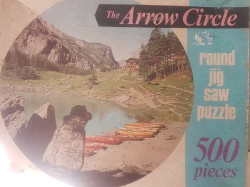 THE ARROW CIRCLE 500 PIECE PUZZLE 3 PIECES MISSING GREAT BUILD