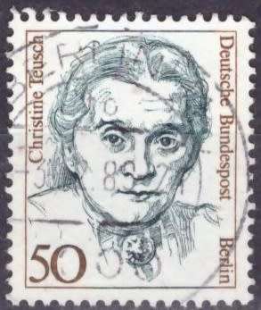 BERLIN 1987 Famous Women UNH CV R90 SG B736