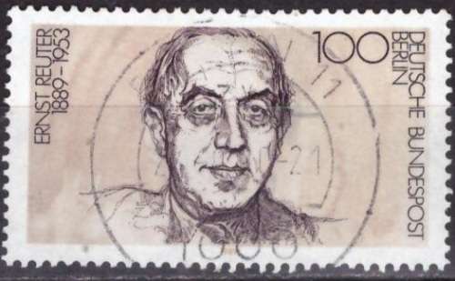 BERLIN 1989 The 100th Anniversary of the Birth of Ernst Reuter - Politician UNH CV R60.50 SG B825