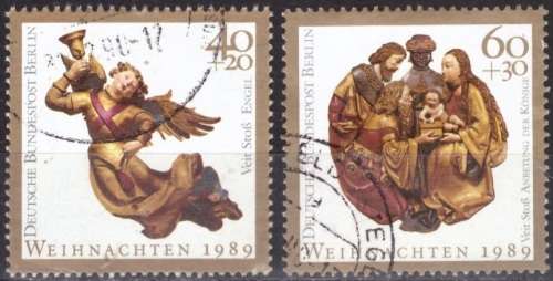 BERLIN 1989 Christmas Stamps UNH SET CV R115.50 SG B8356