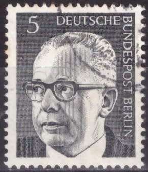 BERLIN 1970 Federal President Gustav Heinemann UNH CV R770 SG B350