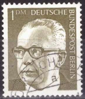 BERLIN 1970 Federal President Gustav Heinemann UNH CV R2640 SG B363