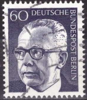 BERLIN 1970 Federal President Gustav Heinemann UNH CV R1980 SG B359