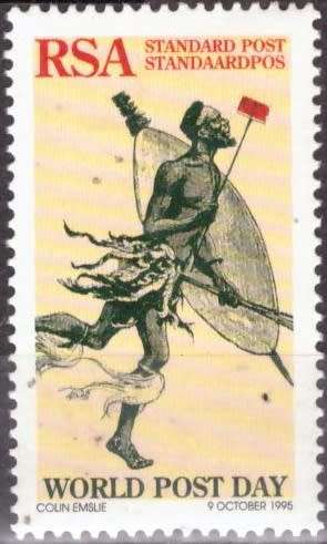 SOUTH AFRICA 1995 World Post Day UMM