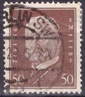 GERMAN REICH 1928 Paul von Hindenburg ULH CV R93.50 SG 439