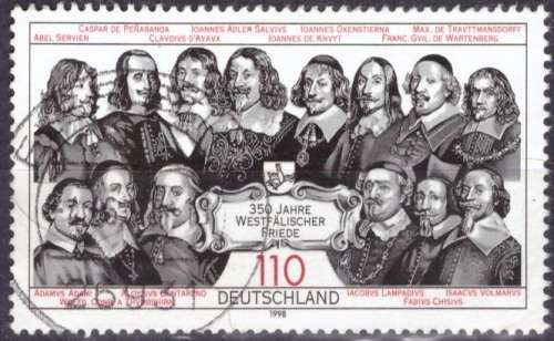 GERMANY 1998 The 350th Anniversary of the `Der Westfälisher Friede` - Peace ULH CV R29.40 SG 2837