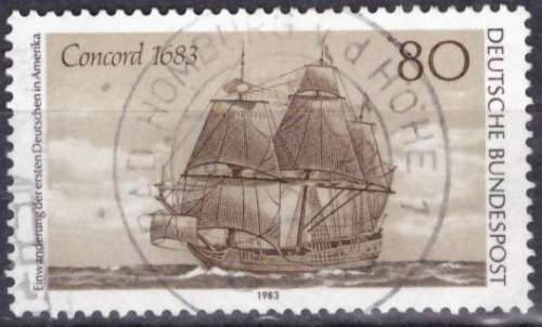 GERMANY 1983 The 300th Anniversary of the First Immigrant`s in America ULH CV R16.80 SG 2030