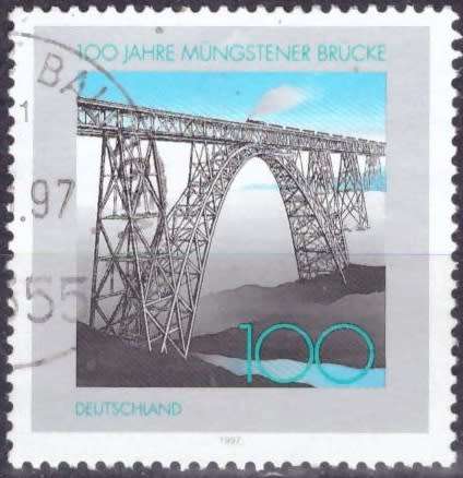 GERMANY 1997 The 100th Anniversary of the Müngstener Bridge ULH CV R27.30 SG 2779