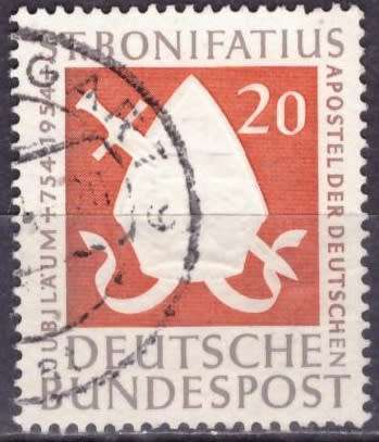 GERMANY 1954 St. Bonifatius ULH CV R130.20 SG 1125