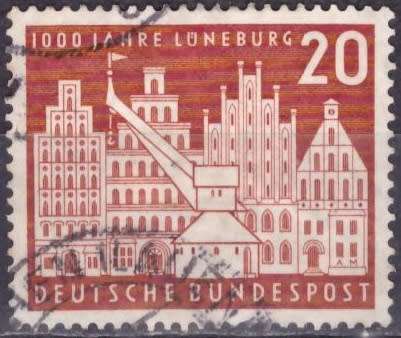 GERMANY 1956 The 1000th Anniversary of the Lüneburg ULH  CV R262.50 SG 1156