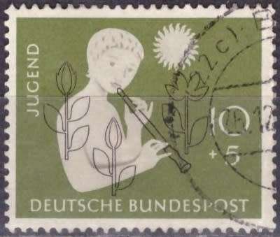 GERMANY 1956 Charity for Youth Hostels ULH  CV R262.50 SG 1159