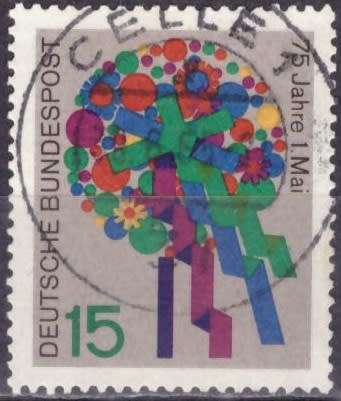 GERMANY 1965 The 75th Anniversary of the 1st of May Celebrations ULH CV R8.40 SG 1396