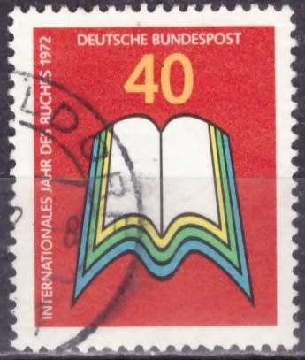 GERMANY 1972 The International Book Year ULH CV R10.50 SG 1634